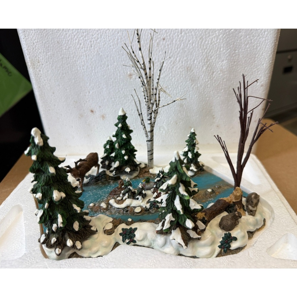 Department 56 Woodland Animals at Mill Creek Village Accessory Deer Ducks Winter
